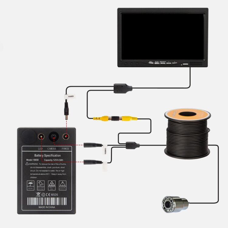 IP68 full waterproof 12 LEDS 7 - Fish Finder Case review and price