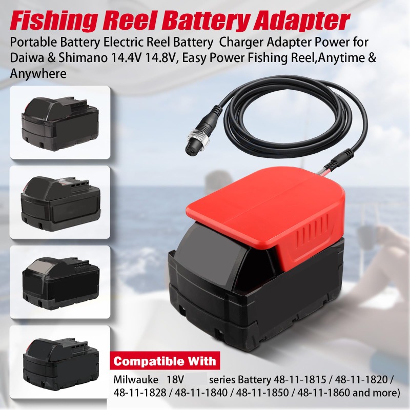Portable Fishing Reel Adapter  - Fish Finder Battery review and price