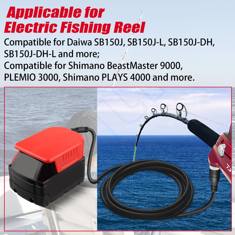 Portable Fishing Reel Adapter  - Fish Finder Battery review and price