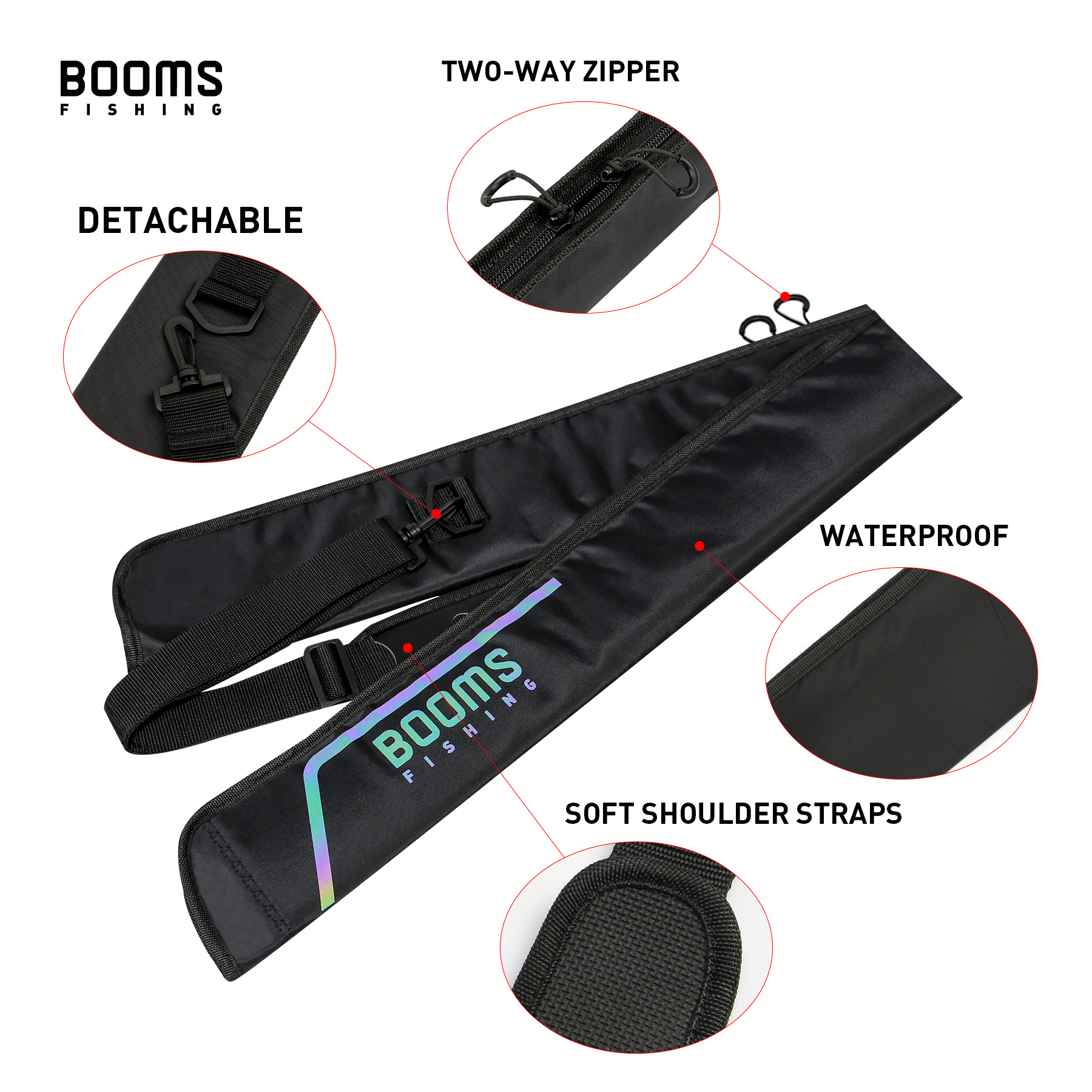 Booms Fishing 195cm Large Wate - Fish Finder Case review and price