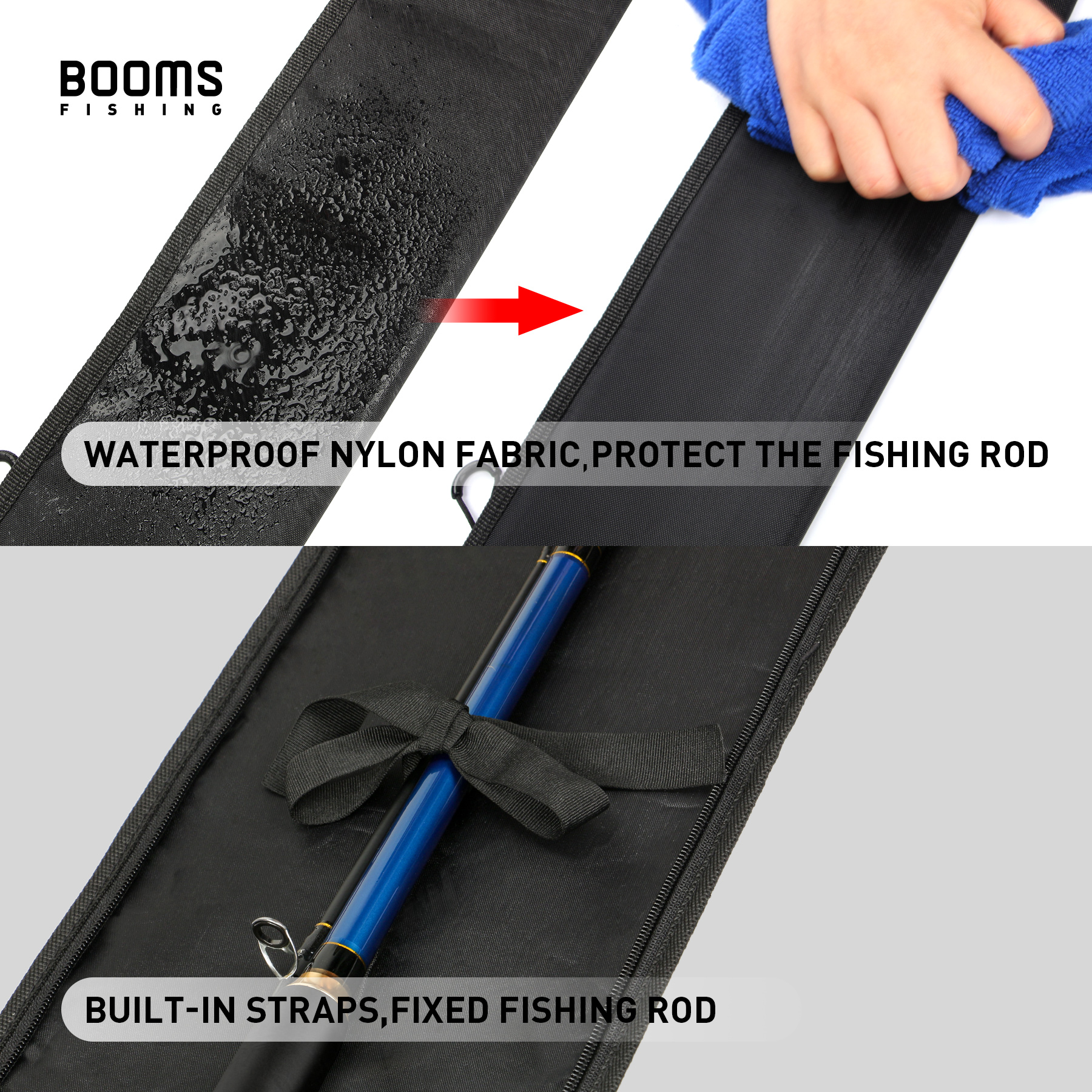 Booms Fishing 195cm Large Wate - Fish Finder Case review and price