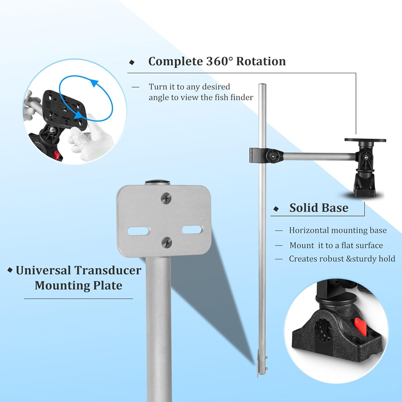 360° Rotation ,Marine Fish Fin - Fish Finder Transducer review and price