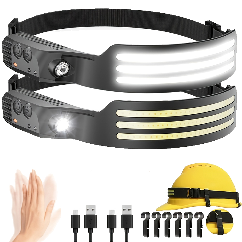 LED Sensor Headlamp USB Rechar - Fish Finder Battery review and price
