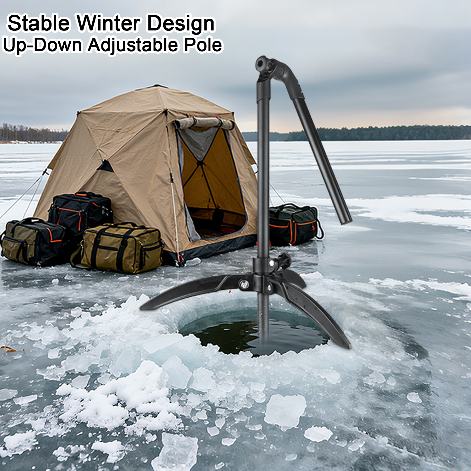 Ice Fishing Transducer Pole Mo - Fish Finder Transducer review and price